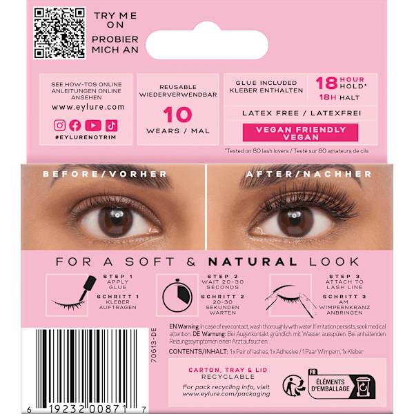 Künstliche Wimpern Full & Wispy 184 (1 Paar) Eylure