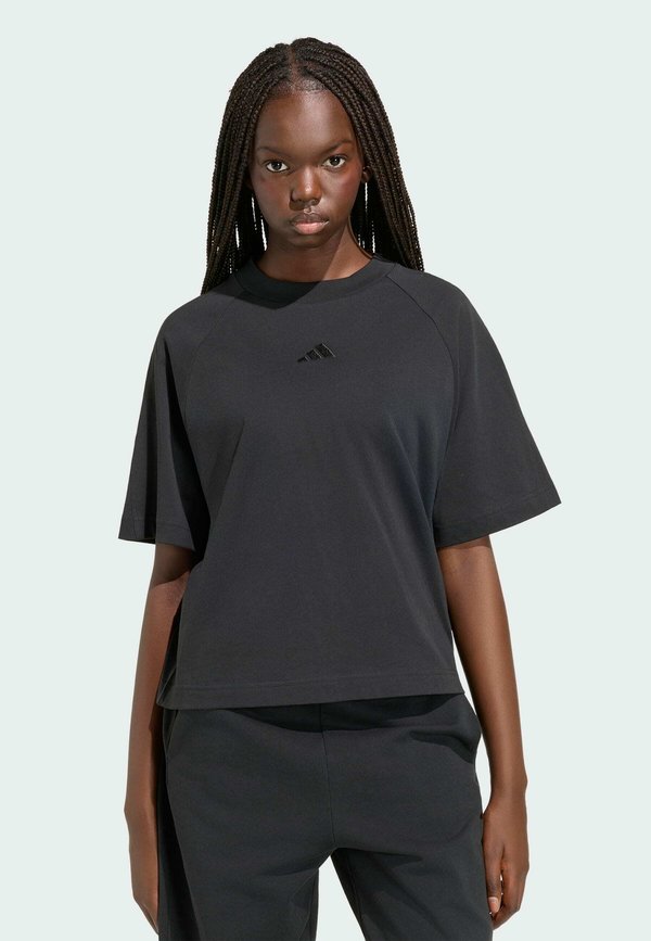 adidas Sportswear ADIDAS SPORTSWEAR W AK SL TEE - Basic T-shirt - black