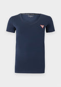 Guess MINI TRIANGLE TEE - Basic T-shirt - blackened blue