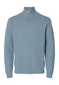 Selected SLHDANE LS KNIT STRUCTURE HALF ZIP NOOS