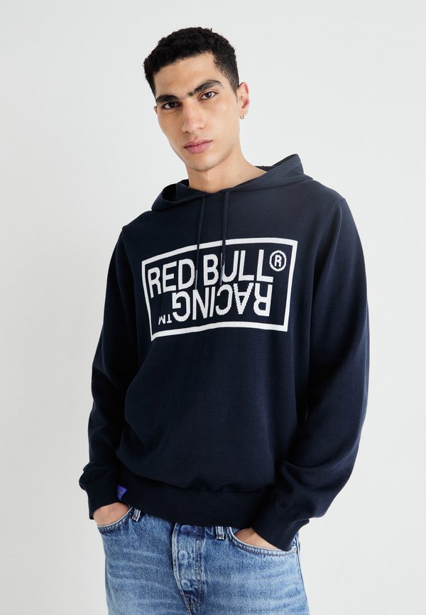 Red Bull Racing x Pepe Jeans RED BULL RACING INTARSIA LOGO KNIT HOODY