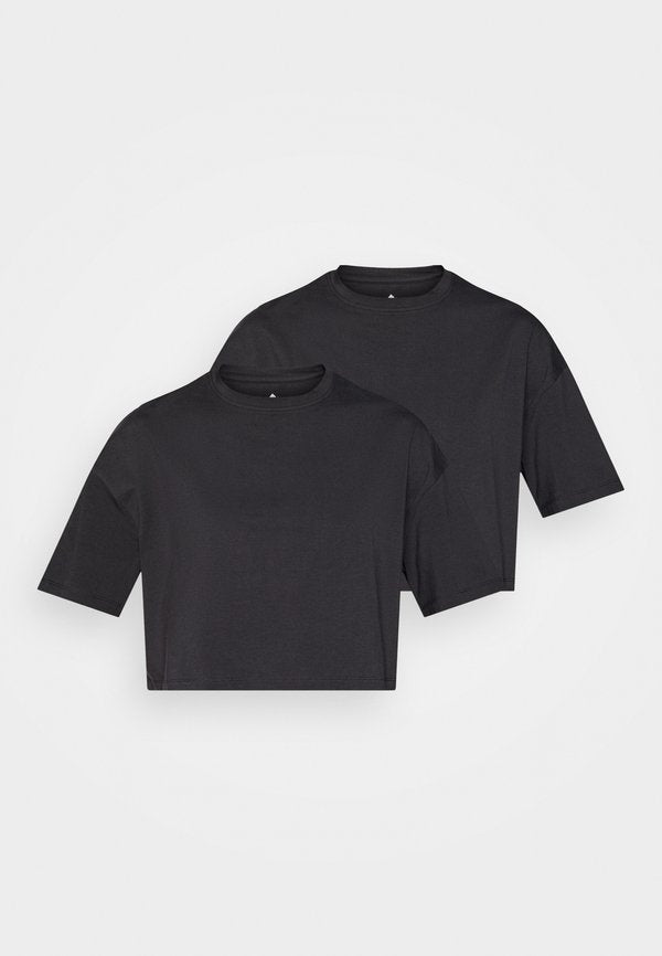 Even&Odd active by Zalando 2 PACK ESSENTIAL CROPPED T-SHIRT