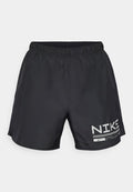 Nike Performance WINTERIZED CHALLENGER 2IN1 - Sports shorts - black/anthracite/reflective silver-coloured