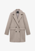 Mango Short coat - brown