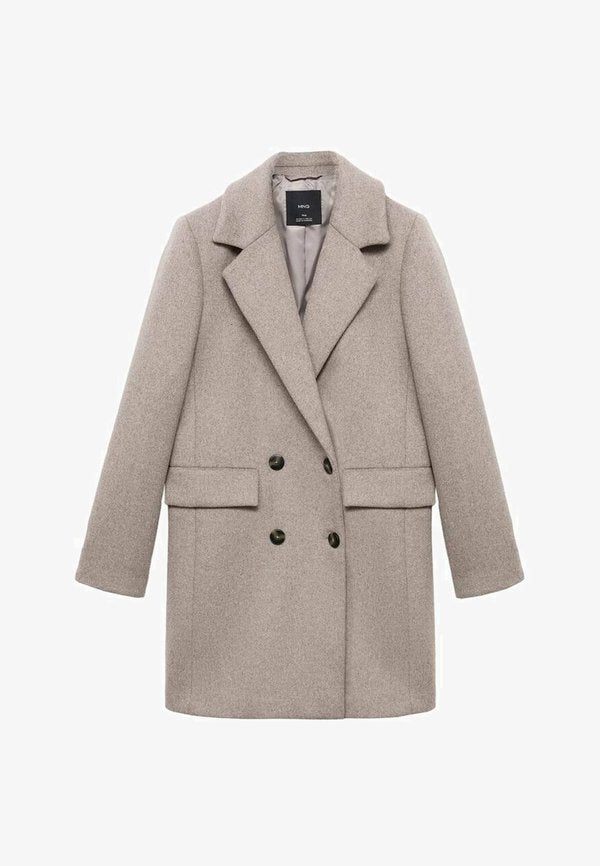 Mango Short coat - brown
