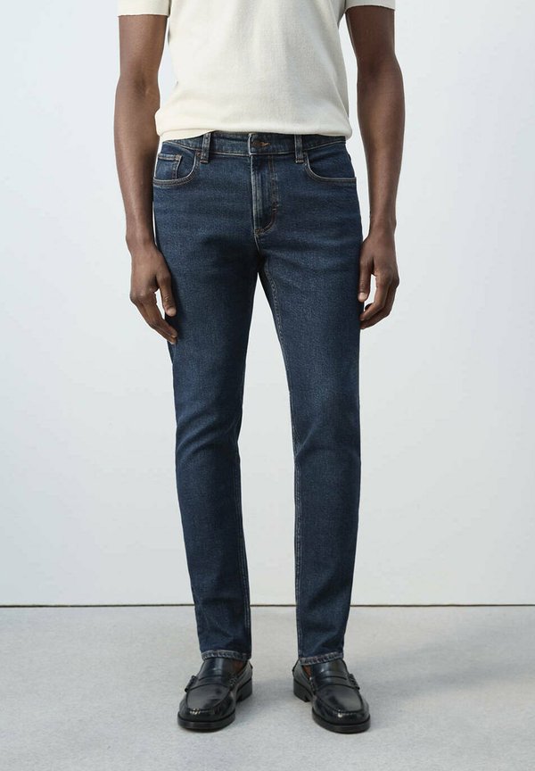 Mango ADULT - Slim fit jeans - dark blue