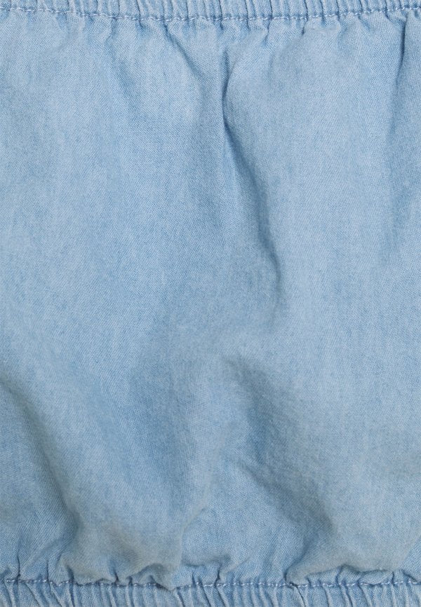 Missguided CHAMBRAY CROP TOP