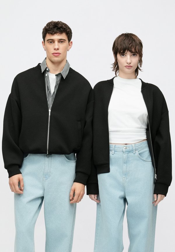 YOURTURN by Zalando UNISEX SCUBA RELAXED FIT ZIP-UP SWEATSHIRT