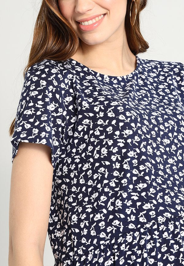 JoJo Maman Bébé FLORAL PEPLUM