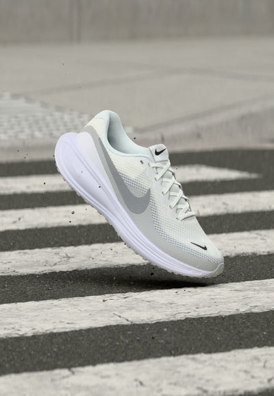 Nike Performance REVOLUTION  - Road running shoes - summit white/metallic silver-coloured/white/photon dust/black