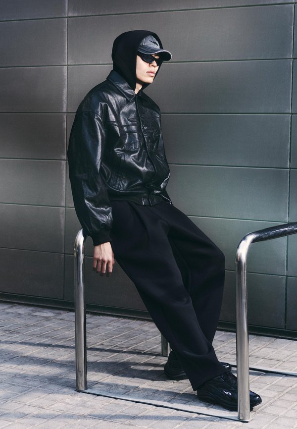 Bershka Bomber Jacket - black