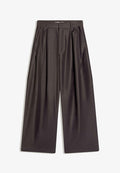 Bershka SUPER BAGGY-TROUSERS - Trousers - dark grey