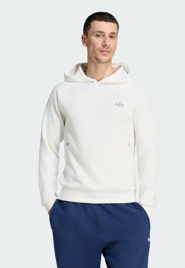 adidas Originals ADIDAS ORIGINALS TREFOIL ESSENTIALS SPACER HOODIE - Hoodie - cloud white