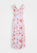 VILA VIRILLA V NECK FRILL ANKLE DRESS
