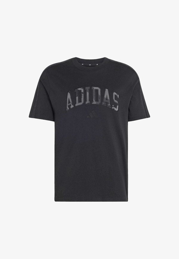 adidas Sportswear ADIDAS SPORTSWEAR SEASONAL ESSENTIALS CAMO T-SHIRT - Print T-shirt - black multicolor