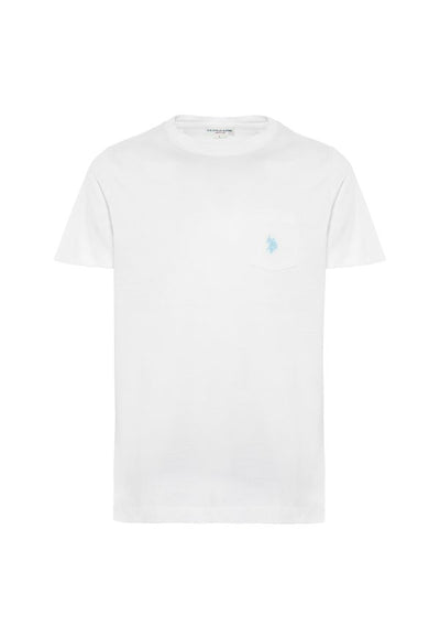 U.S. Polo Assn. A MANICHE CORTE IN QUALITY CON TASCHINO SUL PETTO E LOGO