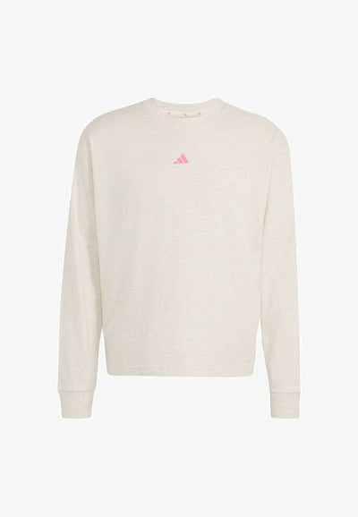 adidas Sportswear ADIDAS SPORTSWEAR 3 STRIPES STUDIO BOYFRIEND LONGSLEEVE TEE - Long sleeved top - beige