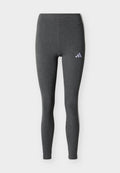 adidas Sportswear ESSENTIALS 3 STRIPES - Leggings - dark grey heather/white