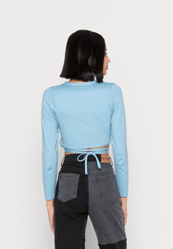 Cotton On CROSS OVER TIE UP LONG SLEEVE TOP