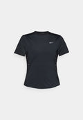 Nike Performance SWIFT - Sports T-shirt - black/reflective silver