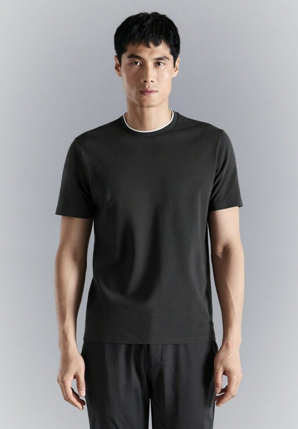 Mango Basic T-shirt - dark grey