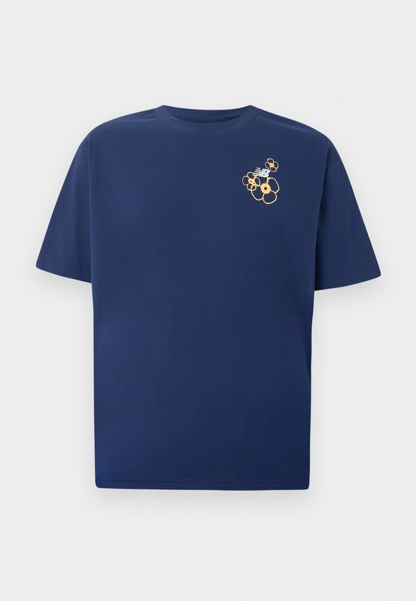 New Balance LA CITY RUN - Print T-shirt - blue oyster
