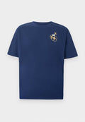 New Balance LA CITY RUN - Print T-shirt - blue oyster