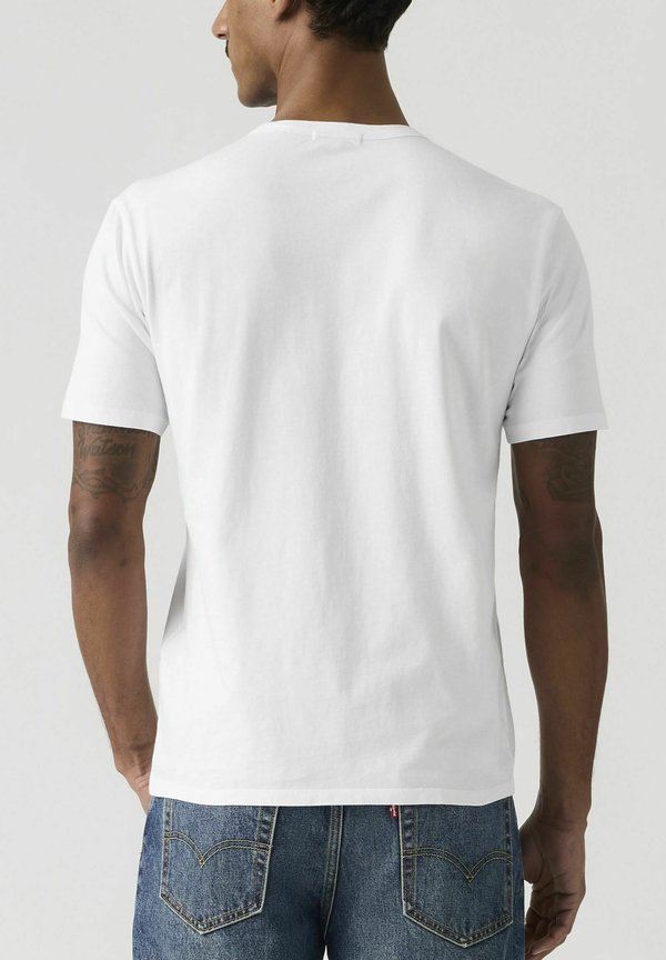 Levi's® LEVI'S ORIGINAL TEE GARMENT DYE OXBLOOD - Basic T-shirt - garment dye oxblood whites