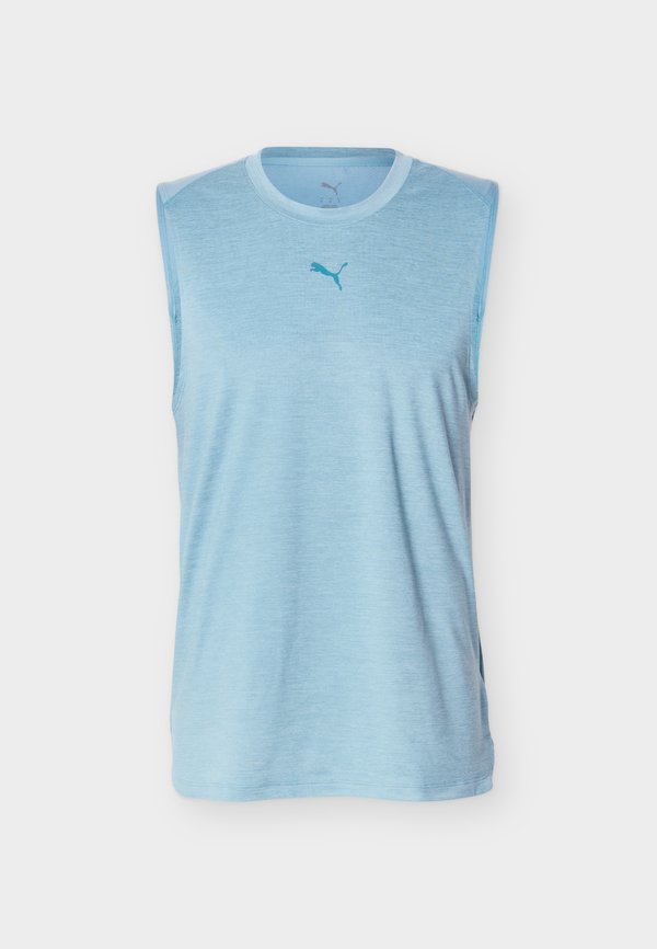 Puma M CLOUDSPUN TANK - Top - baltic sea blue heather