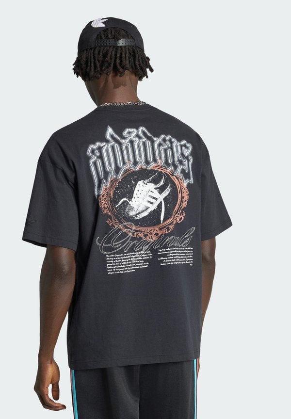 adidas Originals SST ARCH TEE - Print T-shirt - black