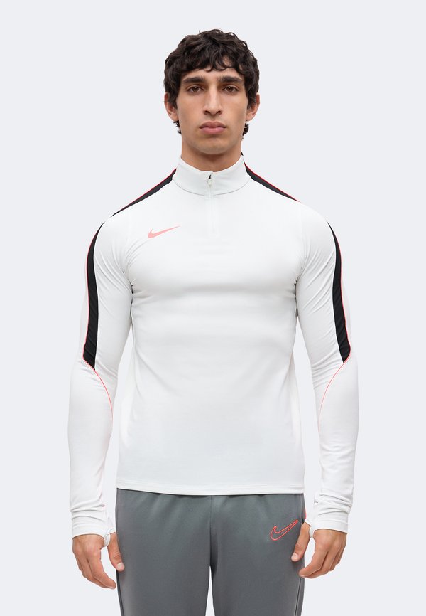 Nike Performance Long sleeved top - white/black/hot punch