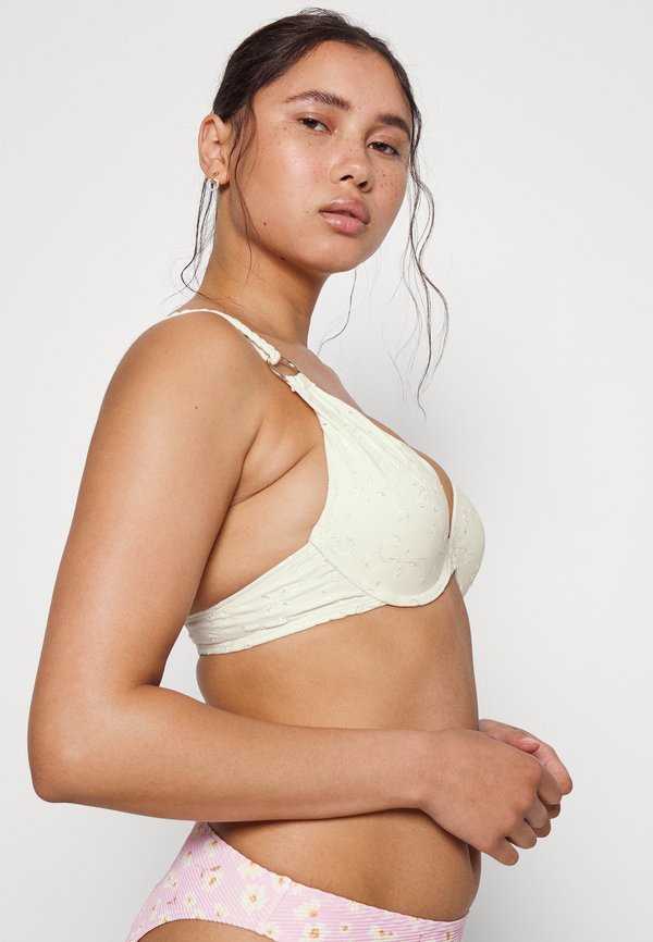 Hunkemöller BRODERIE PADDED PUSH-UP UNDERWIRED BIKINI-TOP