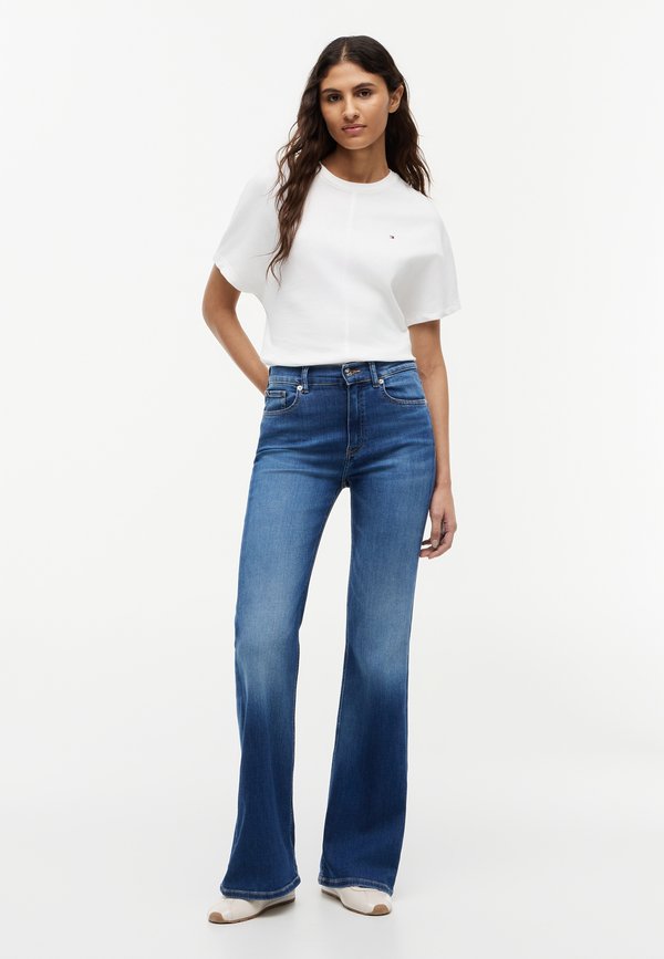 Tommy Hilfiger FLARE KATY FLEX FORWARD - Flared Jeans - katy mid