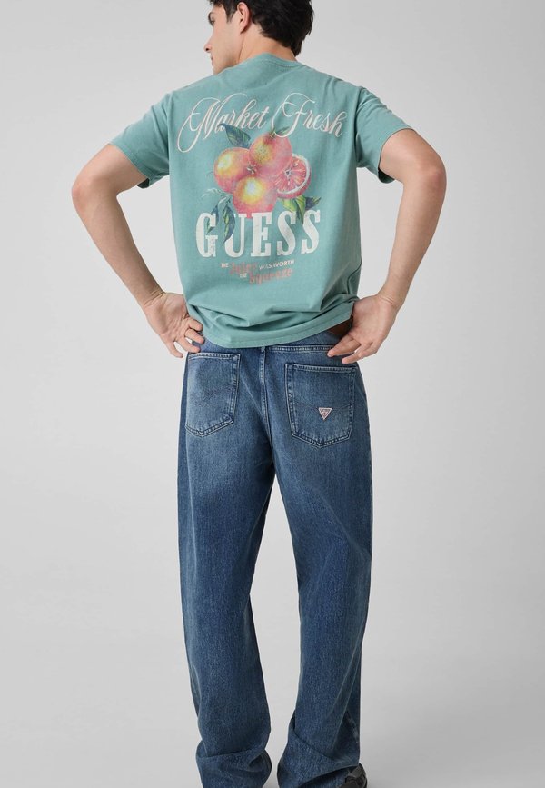 Guess Print T-shirt - grün