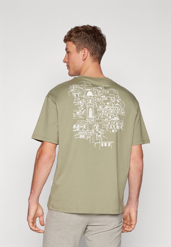 Selected SLHLOOSE PRINT O-NECK TEE