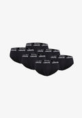 Levi's® LEVI’S HERREN RETROBRIEFS REPEAT LOGO SLIP UNTERWÄSCHE 6-ER PACK - Briefs - black