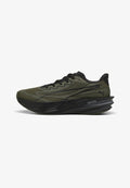 Puma DEVIATE PURE NITRO - Road running shoes - moss veil- black