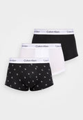 Calvin Klein Underwear TRUNK ICON COTTON STRETCH 3 PACK - Trunks - black/classic white
