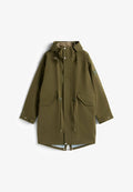 Tommy Hilfiger WINDPROOF LOGO PATCH HOODED  - Parka - platinum olive