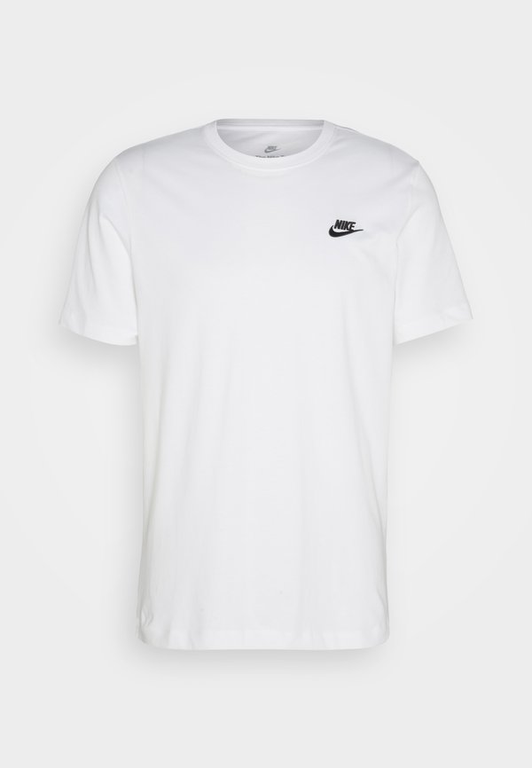 Nike Sportswear CLUB TEE - Basic T-shirt - white/black