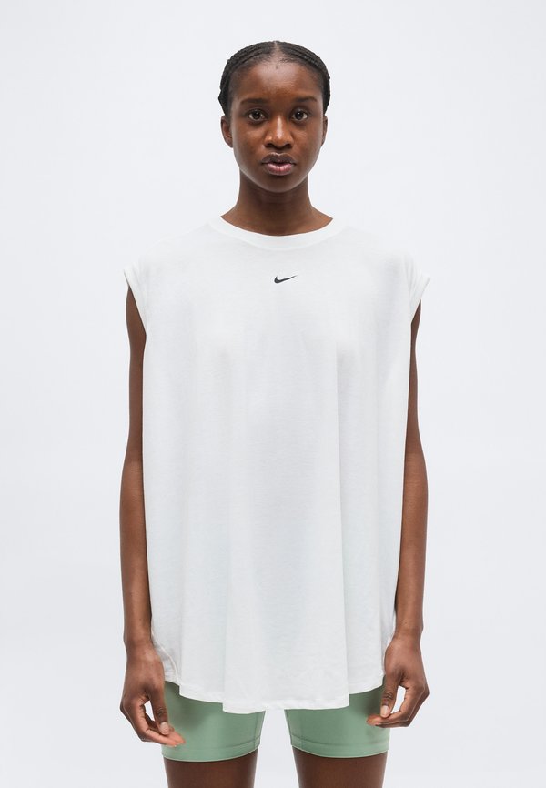 Nike Performance ONE RELAXED TANK - Top - white/black