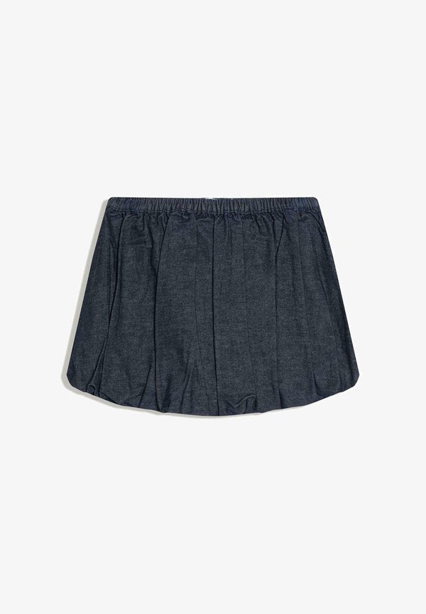Bershka BALLOON - Mini skirt - royal blue
