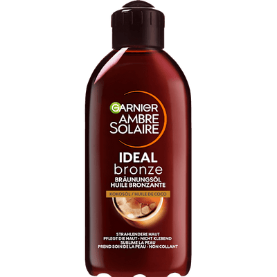 Garnier Ambre Solaire Tanning oil ideal bronze with coconut oil, 200 ml