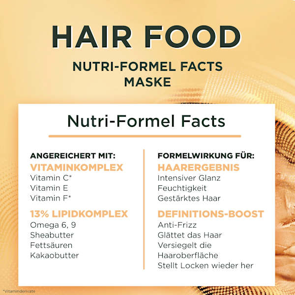 Haarkur Kakao Butter Hair Food 3in1 Maske GARNIER FRUCTIS