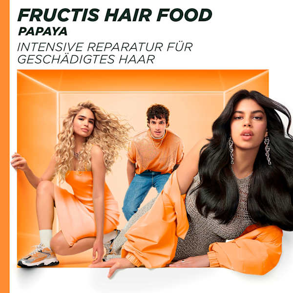Haarkur Papaya Hair Food 3in1 Maske GARNIER FRUCTIS