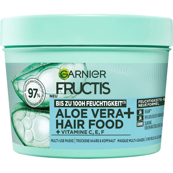 Haarmaske Aloe Vera Hair Food 3in1, trockenes Haar GARNIER FRUCTIS