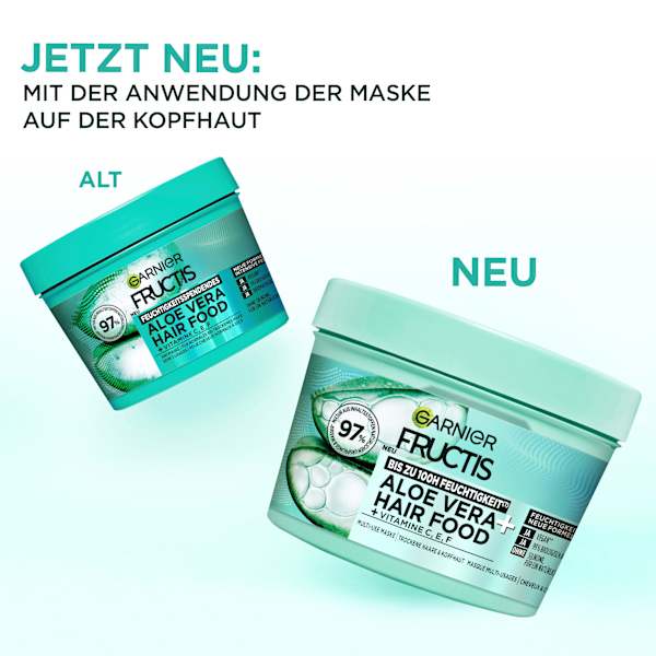 Haarmaske Aloe Vera Hair Food 3in1, trockenes Haar GARNIER FRUCTIS