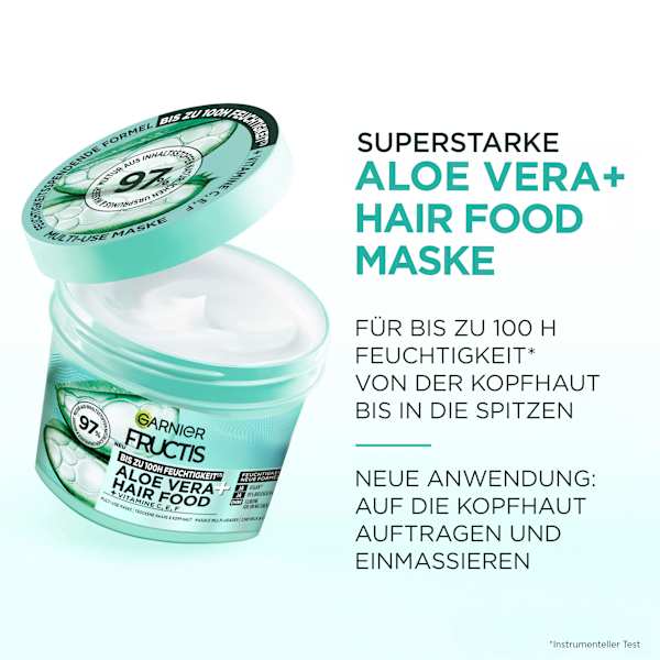 Haarmaske Aloe Vera Hair Food 3in1, trockenes Haar GARNIER FRUCTIS