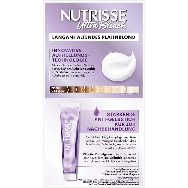 Haare Aufheller Ultra Bleach D4+ GARNIER NUTRISSE