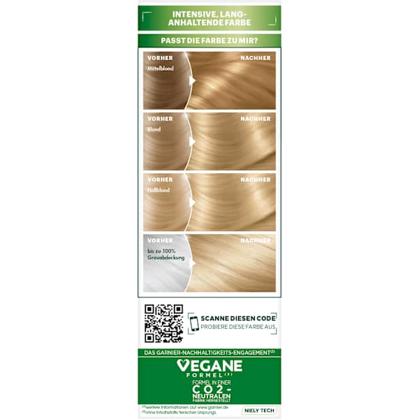Haarfarbe 9 Hellblond GARNIER NUTRISSE
